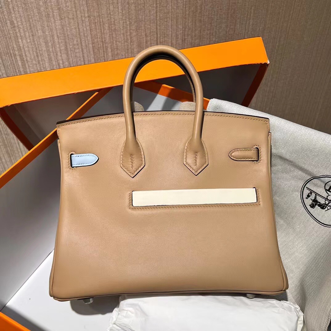 Hermes Birkin 30CM Swift Leather Handbag Brown 